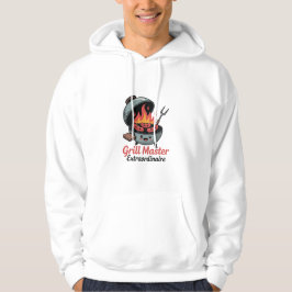 Grill Meester Extraordinaire – Grappige BBQ Liefhe Hoodie
