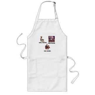 Grill Meester. Grappenmaker. Legendarische Papa. Lang Schort