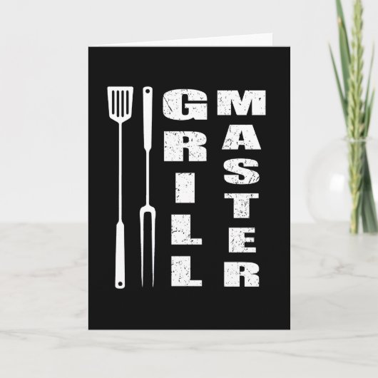 Grill-meester Kaart (Voorkant)