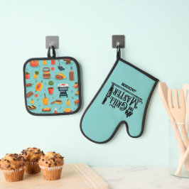 Grill Meester Ovenwant & Pannenlap Set