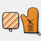 Grill Meester Ovenwant & Pannenlap Set (Voorkant)