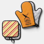 Grill Meester Ovenwant & Pannenlap Set (Voorkant / Achterkant)