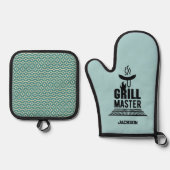 Grill Meester Ovenwant & Pannenlap Set (Voorkant)