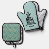 Grill Meester Ovenwant & Pannenlap Set (Voorkant / Achterkant)