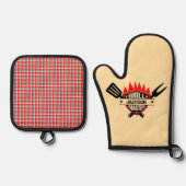 Grill Meester Ovenwant & Pannenlap Set (Voorkant)
