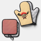 Grill Meester Ovenwant & Pannenlap Set (Voorkant / Achterkant)