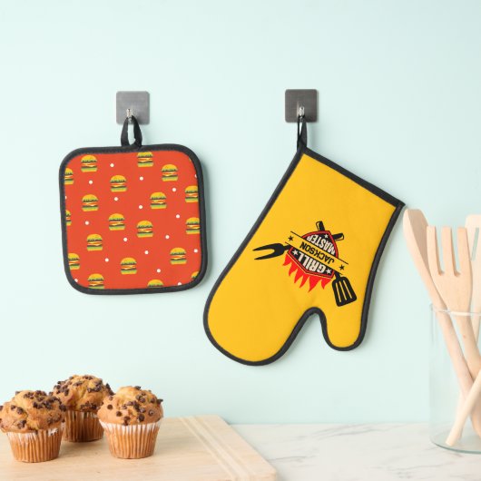 Grill Meester Ovenwant & Pannenlap Set (Insitu(Ophanging))
