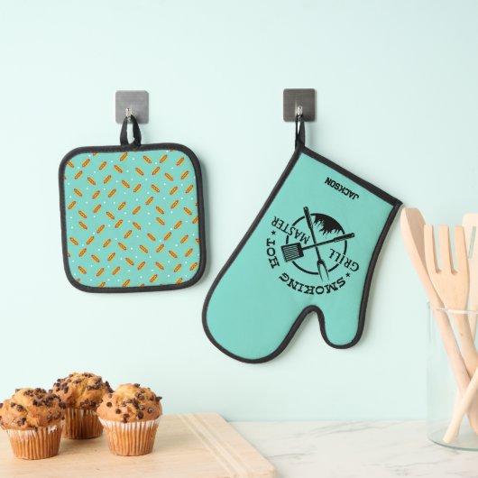 Grill Meester Ovenwant & Pannenlap Set (Insitu(Ophanging))