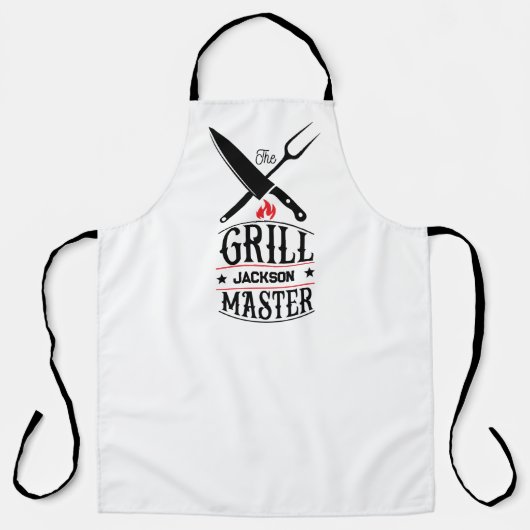 Grill Meester Schort (Voorkant)