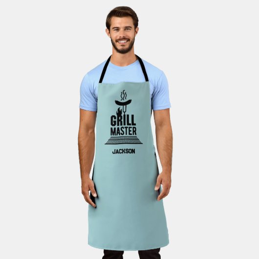 Grill Meester Schort (Gedragen)