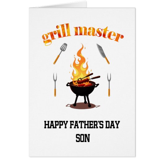 Grill Meester Zoon Vaderdag (Voorkant)