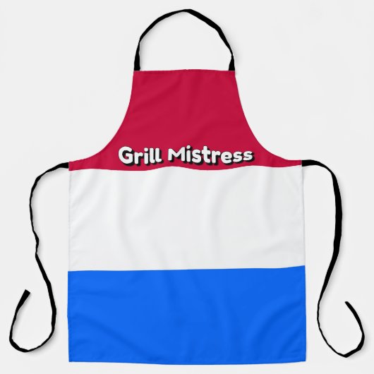 Grill Meesteres Schort (Voorkant)