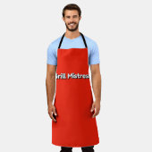 Grill Meesteres Schort (Gedragen)