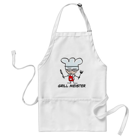 Grill meister bbq schort (Voorkant)
