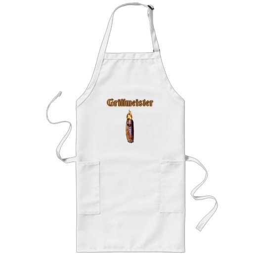 Grill Meister Worst Roaster Fun BBQ Chef's Schort (Voorkant)