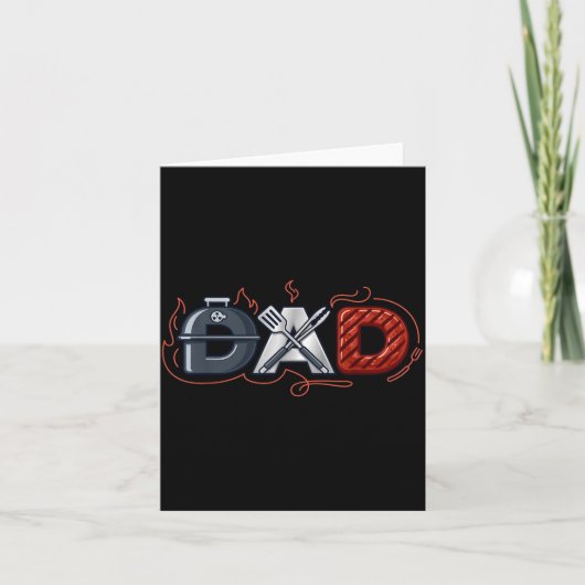 Grill Papa BBQ Pitmaster Vader Vaderdag Kaart (Voorkant)