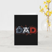 Grill Papa BBQ Pitmaster Vader Vaderdag Kaart (Gele Bloem)