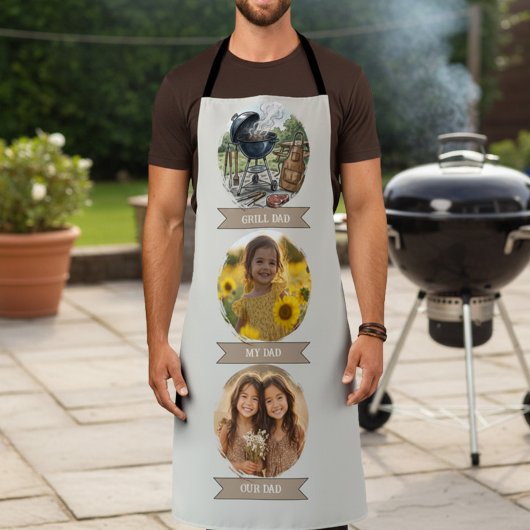 Grill Papa Mijn Vader Onze Vader Foto Schort