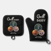 Grill papa Modern Oval 3 Fotopriester Dag Ovenwant & Pannenlap Set (Voorkant)