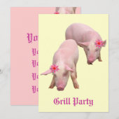 Grill Party Kaart (Voorkant / Achterkant)