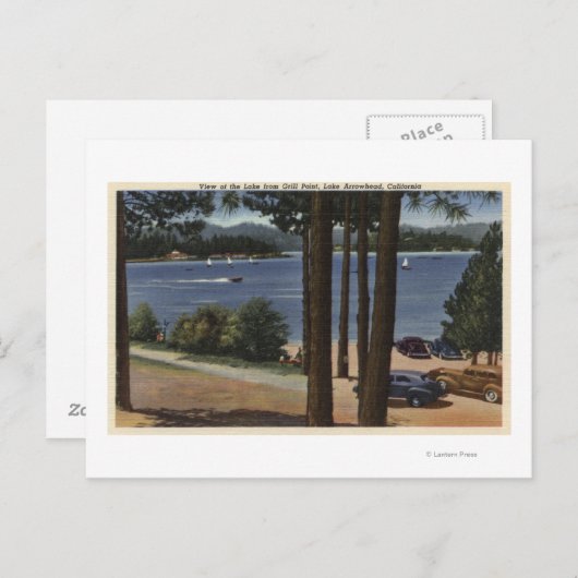 Grill Point Uitzicht of Lake Briefkaart (Voorkant / Achterkant)