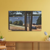 Grill Point Uitzicht of Lake Canvas Afdruk (Insitu (Woonkamer))