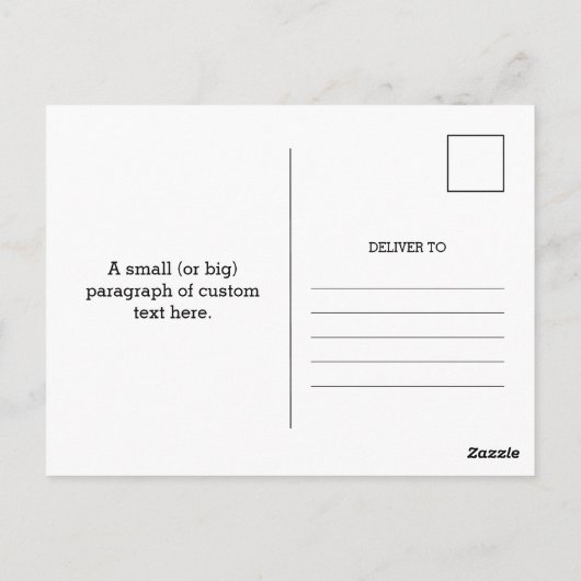 Grill Queen Briefkaart (Achterkant)