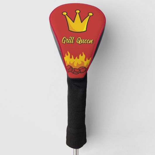 Grill Queen Crown Golfheadcover (Voorkant)