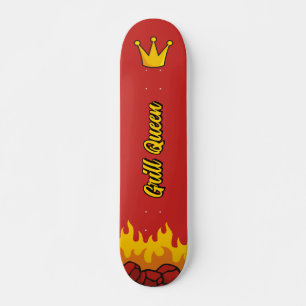 Grill Queen Crown Persoonlijk Skateboard