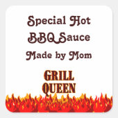 Grill Queen Custom Canning Labels (Voorkant)