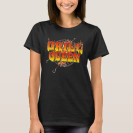 Grill Queen Grilling voor vrouwen die van grill ho T-shirt