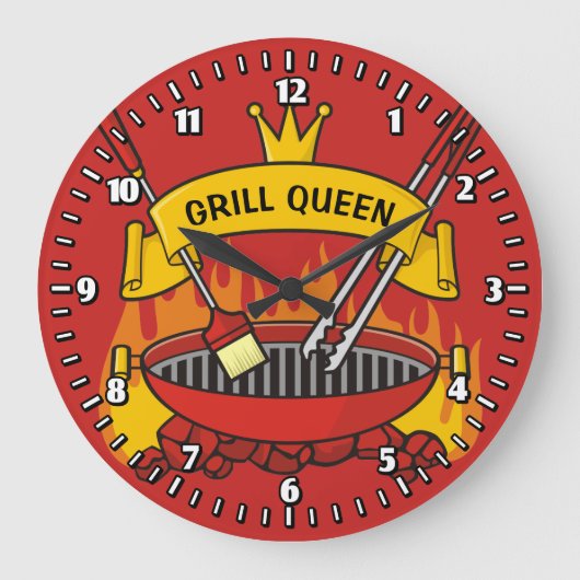 Grill Queen Grote Klok (Voorkant)