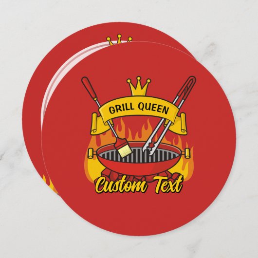 Grill Queen Kaart (Voorkant / Achterkant)