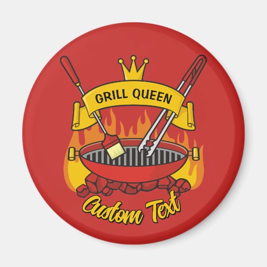 Grill Queen Magneet (Voorkant)