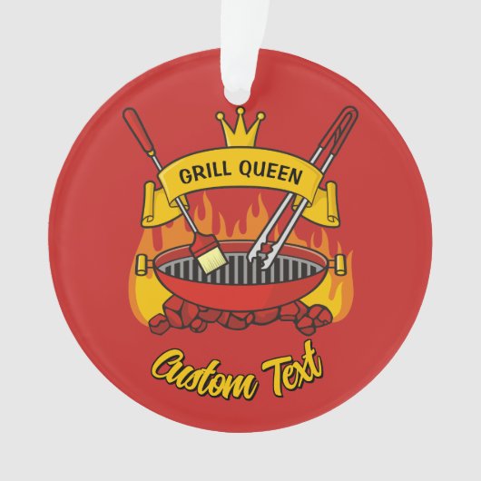 Grill Queen Ornament (voorkant)