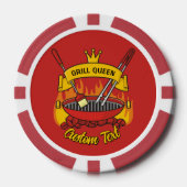Grill Queen Poker Chips (Voorkant)