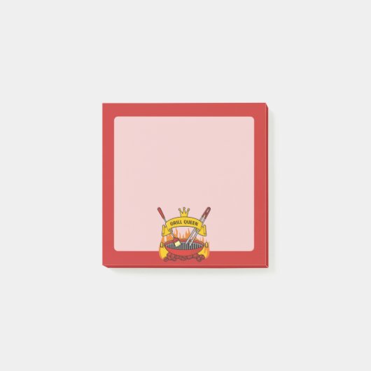 Grill Queen Post-it® Notes (Voorkant)