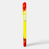 Grill Queen Red Flames BBQ iPhone Case (Achterkant / Links)