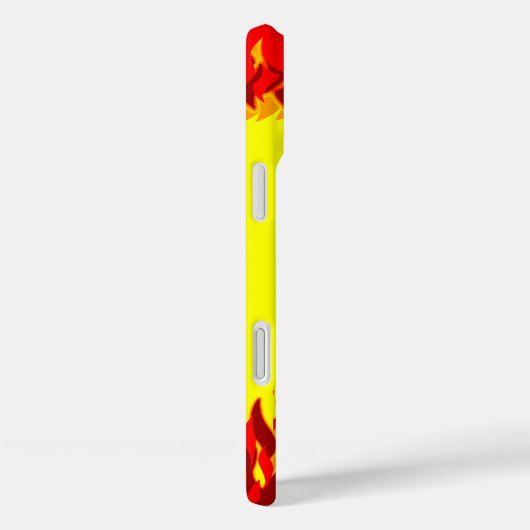 Grill Queen Red Flames BBQ iPhone Case (Achterkant / Rechts)