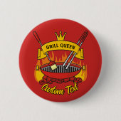 Grill Queen Ronde Button 5,7 Cm (Voorkant)