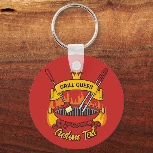 Grill Queen Sleutelhanger (Voorkant)