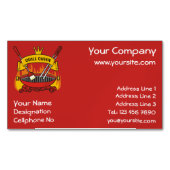 Grill Queen Visitekaartje Magnet Magnetisch Visitekaartje (Voorkant)