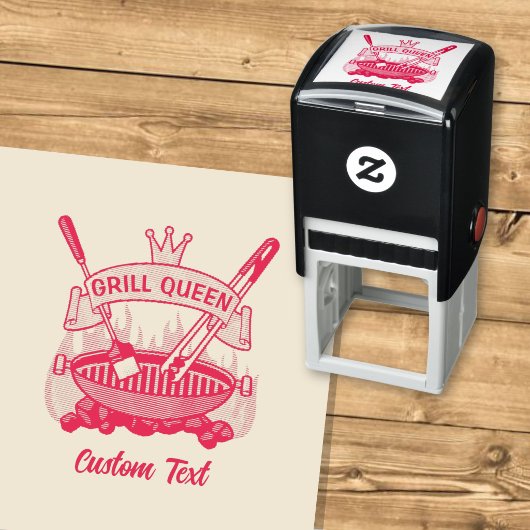 Grill Queen Zelfinktende Stempel