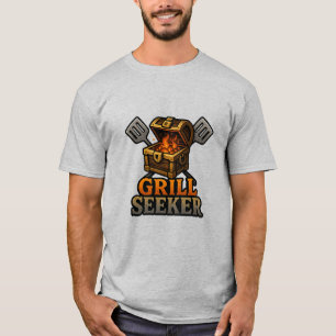 Grill Seeker - Grappige BBQ avonturier Foodie T-shirt