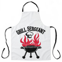 Grill Sergeant BBQ Dad Funny Party