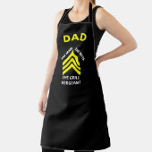 Grill Sergeant, Gepersonaliseerde Pap #Fathersdayg Schort (Insitu)