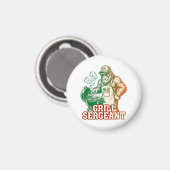 Grill Sergeant Grappige Bigfoot Magneet (Voorkant / Achterkant)