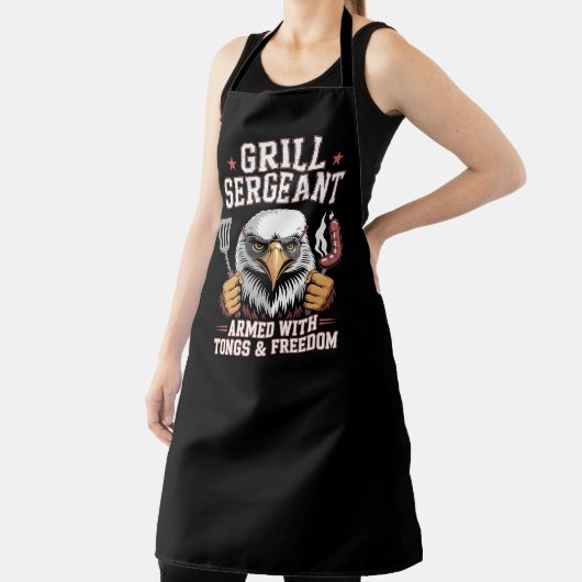 Grill Sergeant: Patriottische BBQ Schort (Insitu)