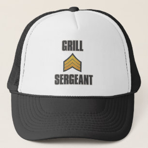 Grill Sergeant Summer BBQ Hoed - Custom Trucker Ca Pet
