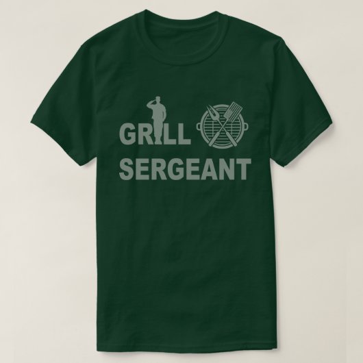 Grill Sergeant T- Shirt (Design voorkant)
